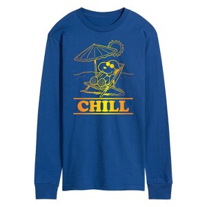 Men's - Peanuts - Chill Long Sleeve Graphic T-Shirt - 1 of 4