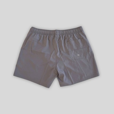 Мужские брюки Disney Men's 5" Stitch Surf Shack Swim Trunks - Mauve L — фото 2