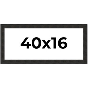 PosterPalooza | Panoramic Contemporary Black Picture Frame - UV Acrylic, Foam Board Backing, Hanging Hardware - 1 of 4