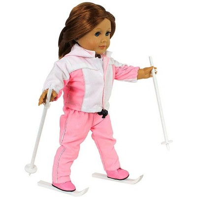 Dress Along Dolly Winter Skiing Outfit For American Girl Doll : Target