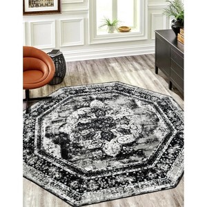 Unique Loom Sofia Salle Garnier Border Indoor Woven Area Rug - 1 of 4