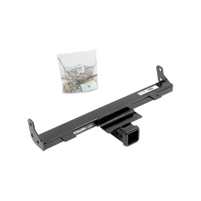 Draw Tite 65069 Solid Steel 2 Inch 500 Pound and 9000 Pound GTW Black Coat Finish Fatigue Tested Front Mount Towing Receiver for Jeep Wranglers