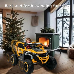 YOOCOZZ Kids Ride-on Truck Truck - 2 Seater UTV, Remote Control, Music, Flashlights (3-6 Years) - 1 of 4