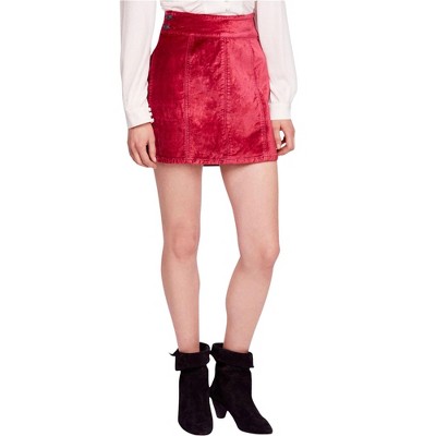 Free People Womens Retro Mini Skirt