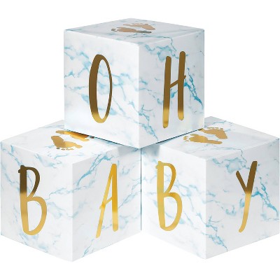 Baby 2024 block centerpieces