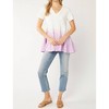 Women's Ombre Tiered Top - entro - 3 of 4