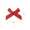 Unique Bargains Gift Packaging Accessories Mini Ribbon Bows for Fabric Craft DIY 50 Pcs - 2 of 4