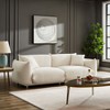 GDFStudio Inkwood 85" Modern 3-Seater Fabric Upholstered Sofa with Metal Legs - 2 of 4