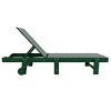 WestinTrends Ashore Modern Poly Reclining Chaise Lounge With Wheels - 4 of 4