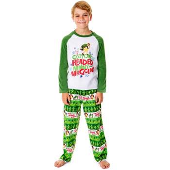 Elf The Movie Boys' Film Cotton-Headed Ninny-Muggins Sleep Pajama Set Multicolored
