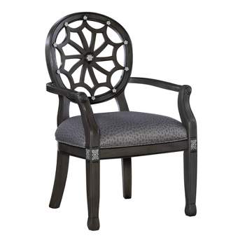 Flash Furniture Hercules King Louis Faux Leather Dining Side Chair in  Black, 1 - Kroger