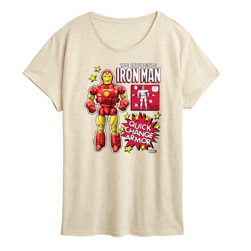 Women's - Marvel - Iron Man Action Figure Short Sleeve Graphic T-Shirt - image 1 of 3