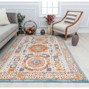 Rugs America Harper Abstract Vintage Area Rug - 1 of 4