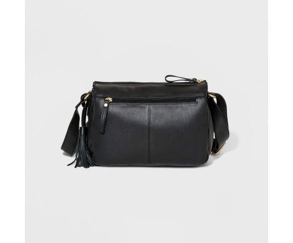 Great American Leather Hobo Handbag - Black