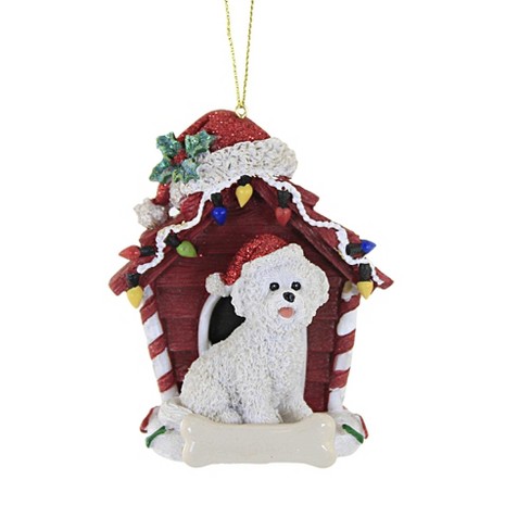 Bichon Frise Christmas Ornament Shatter Proof Ball Easy To Personalize 