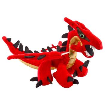 Toy Vault Red Dragon Plush; Stuffed Toy from Here Be Monsters Collection, Oriental Dragon