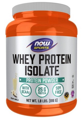 Whey Protein Isolate Vanilla by Now Foods  -  1.8 lbs Powder