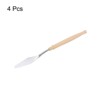 Unique Bargains Stainless Steel Wood Handle Flexible Mixing Palette Knife - 3 of 4