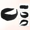 Unique Bargains Women's Knotted Elastic Non-slip Solid Colors Headband 1 Pc - 4 of 4