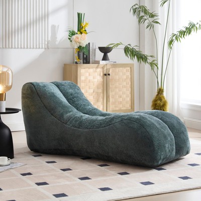 Aukfa Ergonomic S Curved Chaise Lounge, Soft Sponge For Gentle Support, Perfect For yoga, Stretching & Relaxation,  Ideal For Adults