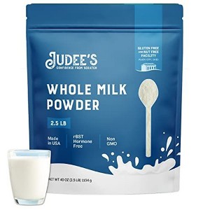 Judees Pure Whole Milk Powder 2.5lb - 100% Non-GMO, rBST Hormone-Free, Gluten-Free and Nut-Free - Pantry Staple, Baking Ready - 1 of 4