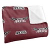 University Of Northwestern Ohio Logo Pattern Silky Touch Blanket White 50x60 - 3 of 4