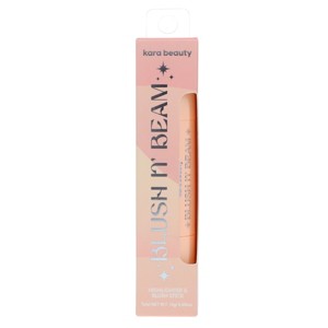 Kara Beauty Blush N' Beam Highlighter & Blush Stick Rose Petal + Dew Drop 0.5 oz - 1 of 2