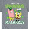 Boys' - SpongeBob Squarepants - Prone To Shenanigans And Malarkey Short Sleeve Graphic T-Shirt - 2 of 4