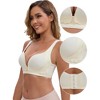 INSPIRE CHIC Women's Front Close Wireless Push Up Adjustable Spaghetti Straps Back Hooks Nursing Maternity Bras - 3 of 4