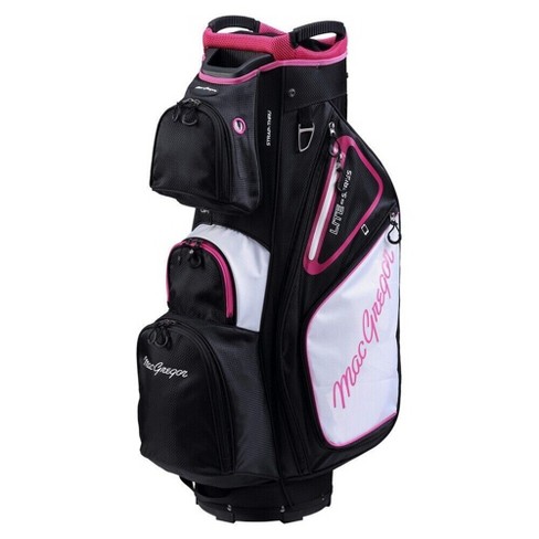 Macgregor Golf Vip Deluxe 14-way Ladies Cart Bag, 9.5 Inch Top - Black ...