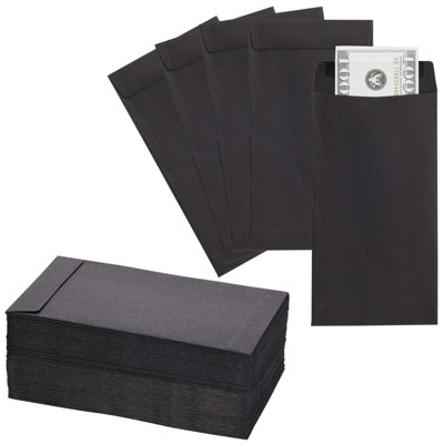 Money Saving Envelopes for Cash, Red Kraft Paper (3.5 x 6.5 In
