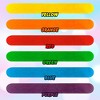 Darice 500 Colored Pcs Popsicle Sticks for Crafts, 6" Colorful Wooden Rainbow Craft Sticks - Classroom Supplies, STEM DIY Art, Ages 3+ - 3 of 4