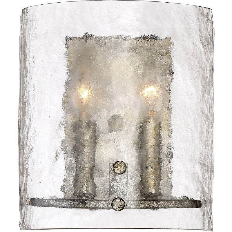 Quoizel Lighting Fortress 2 - Light Sconce in  Mottled Silver, 1 of 2