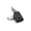 Unique Bargains Plastic Dual Head Pump Nozzle Hose Adapter for Bike Black 2pcs - 2 of 3