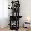 Gulches Pet Tower Collection: Versatile Cat Trees & Climbing Towers with Adjustable Heights, Hammocks, and Scratching Posts - 3 of 4