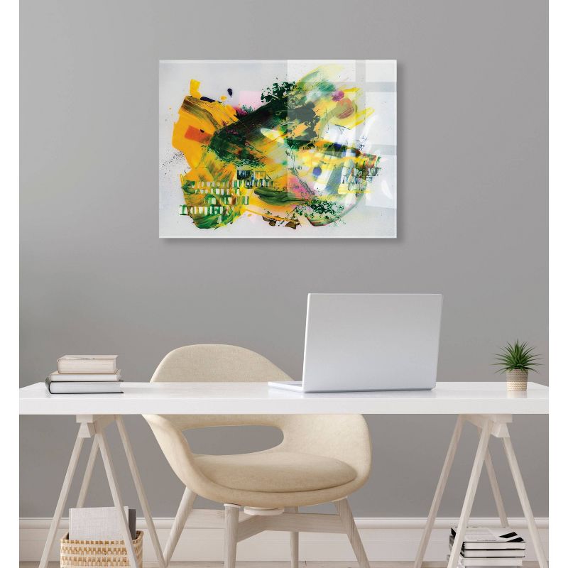 23&#34; x 31&#34; Garden of a Split Second Painting by Grant Mahr Floating Acrylic Unframed Wall Canvas - Kate &#38; Laurel All Things Decor, 6 of 7