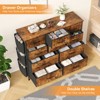 10 Drawers Dresser for Bedroom, Dresser & Chest of Drawers with Fabric Bins, Chests of Drawers Organizer for Closet Hallway Living Room - 4 of 4