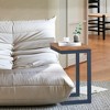 LOVSON Versatile 19-Inch Tall C-Side Table - Natural Fir and Iron Accent Table for Living Room, Bedroom, and Outdoor Use - 3 of 4