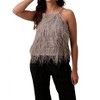 Women's Feather Tank Top - LUCY PARIS - 4 of 4
