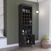 Depot E-Shop Kava Bar Cabinet, 16 Built-in Wine Rack, Two Door Cabinet, Two Shelves - 2 of 4