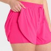 Women's 2.5" Woven High-Rise Flutter Shorts - All In Motion™ - 4 of 4