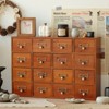 YIYIBYUS Traditional 16 Drawers Wood Apothecary Chest Storage Cabinet - 3 of 4