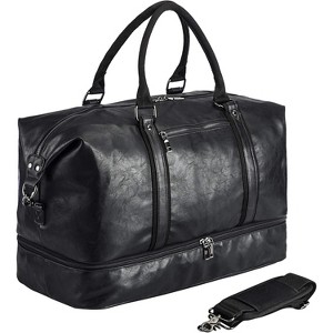Weekender Overnight Carry-On Travel Bag with Dedicated Shoe Pouch, Large Capacity Duffle for Short Trips - 1 of 4