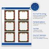 Avery Labels, 3" x 3", Gold-Red-Green Plaid, Glossy, 60ct - 3 of 4