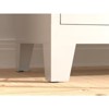 Modern Sideboard Decorative Storage Cabinet, CENGHU Console Table Cabinet with 2 Fluted Glass Doors for Living Room, Kitchen, Bedroom, Hallway - 4 of 4
