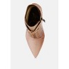 Head On Faux Suede Diamante Ankle Boots - 3 of 4
