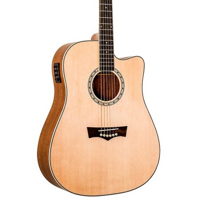 Peavey DW-2 CE Dreadnought Cutaway Acoustic-Electric Guitar Natural