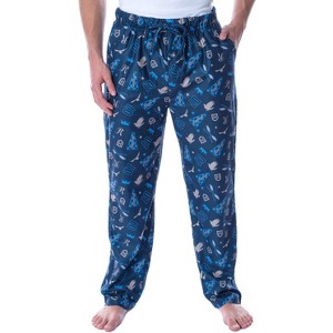 Harry Potter Adult Men's Quidditch House Pajama Pants - 4 Houses Available - 1 of 4