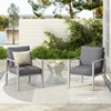 Christopher Knight Home Riley Outdoor Rope and Aluminum Upholstered Club Chair (Set of 2) - 2 of 4