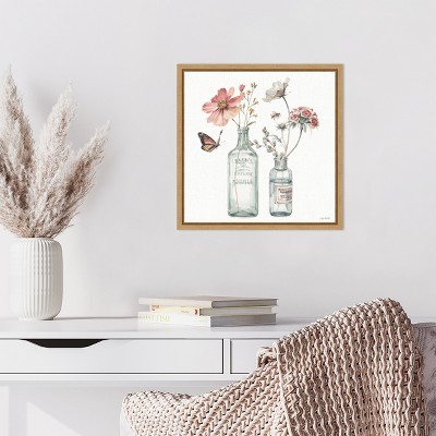 Amanti Art A Country Weekend X by Lisa Audit Canvas Wall Art Print Framed 16-in. x 16-in. in Maple